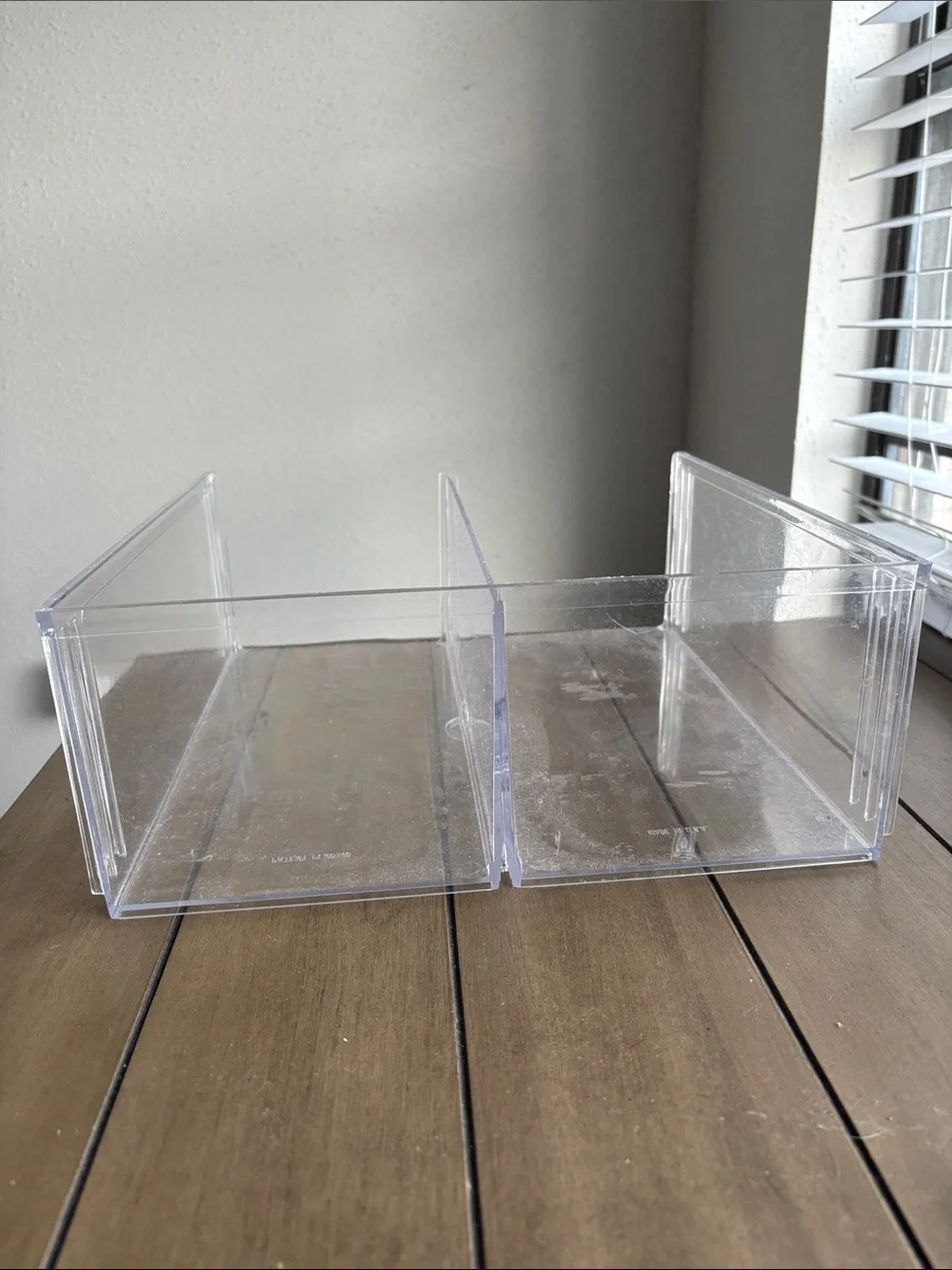 The Container Store clear plastic